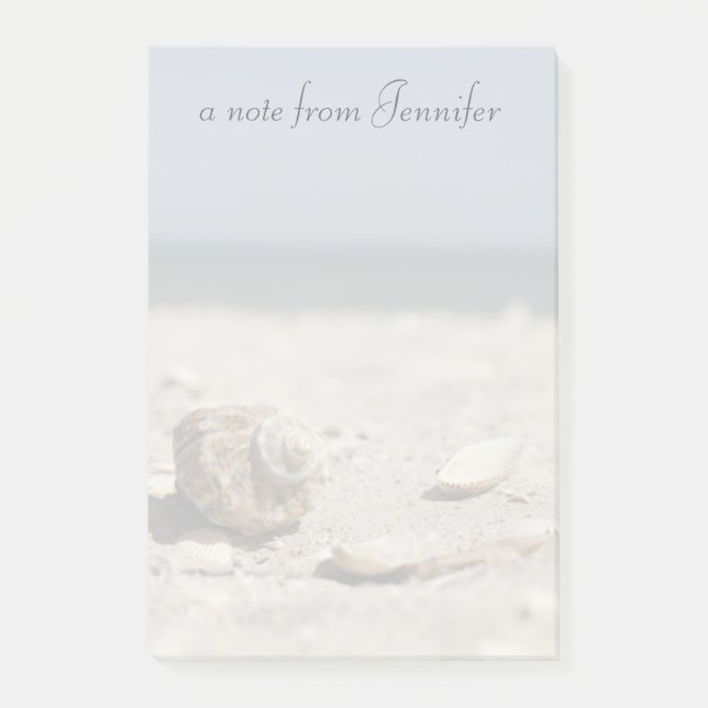 Notas Post-it® Cascos De Arena Junto Al Mar (Anverso)