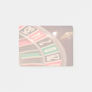 Notas Post-it® Casino Gambling Roulette Wheel Vintage Retro Styl