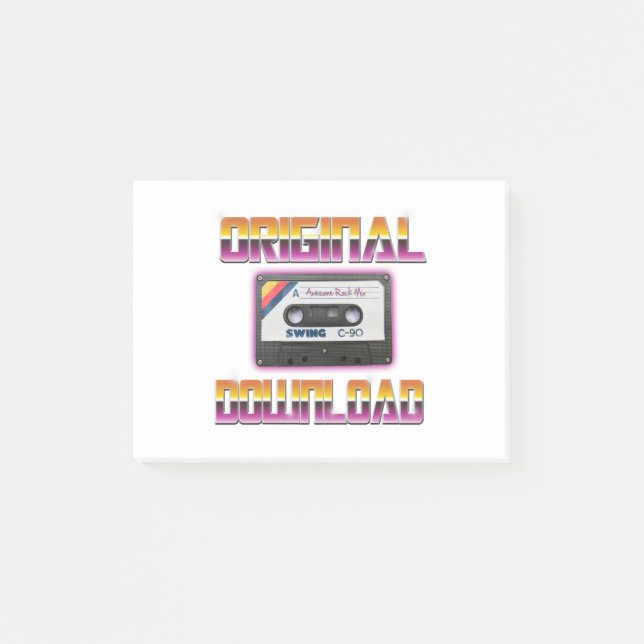 Notas Post-it® Cassette de descarga original (Anverso)