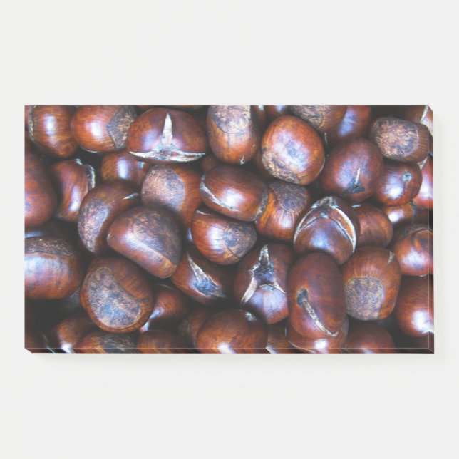 Notas Post-it® Castañas (Anverso)