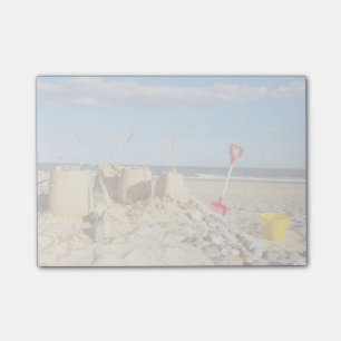 Notas Post-it® Castillo De Arena En La Playa
