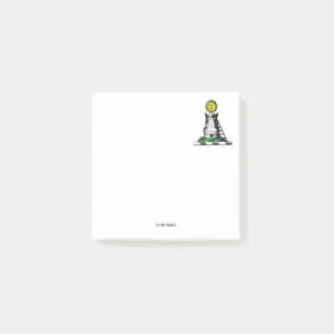 Notas Post-it® Castillo medieval heráldico vintage Emblem Escudo