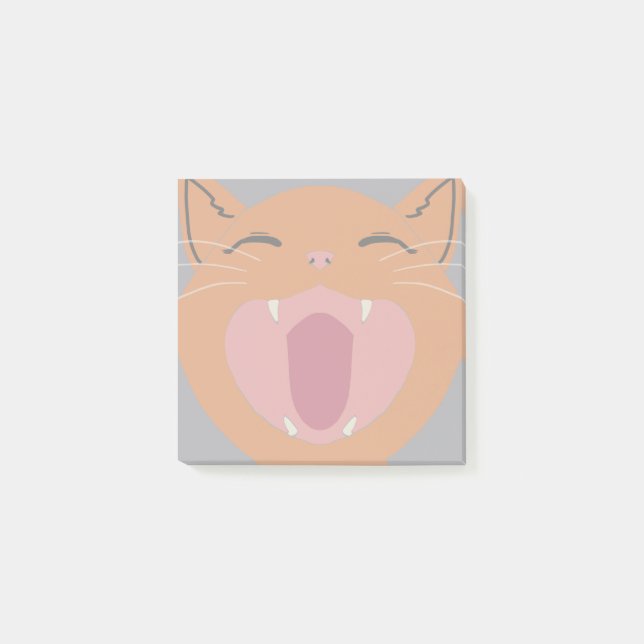 Notas Post-it® Cat Nom Naranja (Anverso)