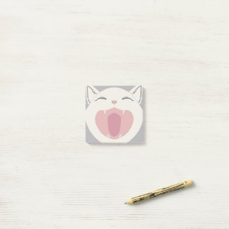 Notas Post-it® Cat Nom White