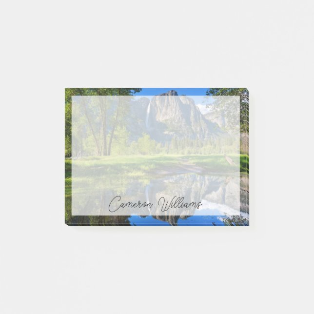Notas Post-it® Cataratas | Cataratas Yosemite, California (Anverso)