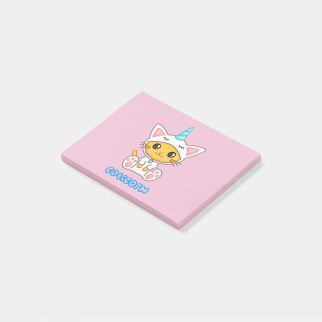 Notas Post-it® Caticorn (En perspectiva)