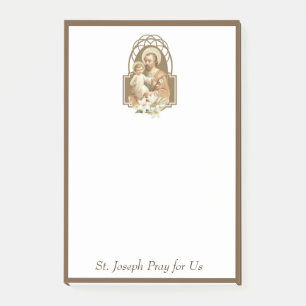 Notas Post-it® Católico tradicional de Jesús del bebé de San J