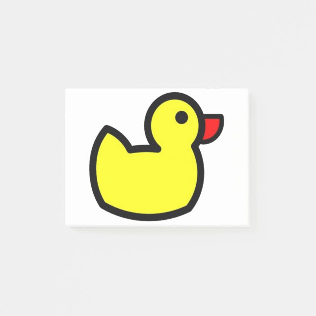 Notas Post-it® Caucho Ducky (Anverso)