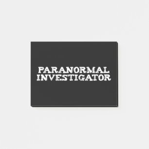 Notas Post-it® Caza fantasma de investigador paranormal