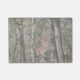 Notas Post-it® Caza/Pesca de la Naturaleza del Camuflaje del Árbo