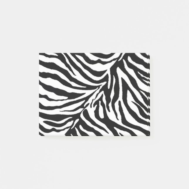 Notas Post-it® cebra 1 (Anverso)