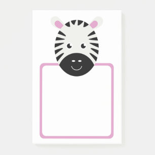 Notas Post-it® Cebra linda