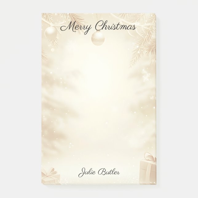 Notas Post-it® Celebración de navidades (Anverso)