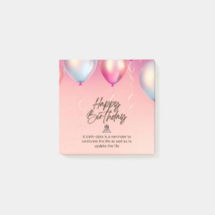 Notas Post-it® Celebrar Cumpleaños de la Vida