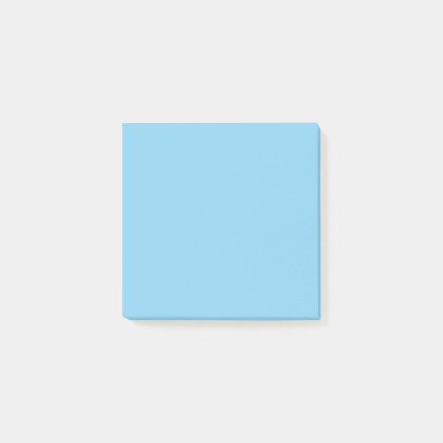 Notas Post-it® Celeste (Anverso)