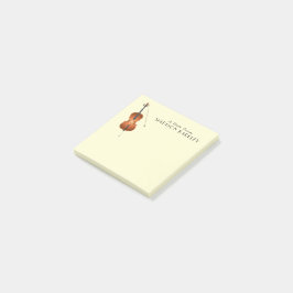 Notas Post-it® Cello Músico Teacher orquesta de cuerdas