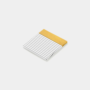 Notas Post-it® Cemento amarillo Llenado
