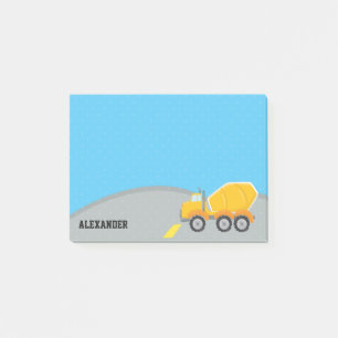 Notas Post-it® Cemento de construcción de cemento Mezclador Camió