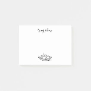 Notas Post-it® Cenicienta de Vintage con pegajosa almohada gris