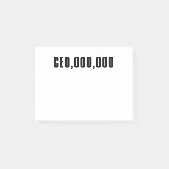 NOTAS POST-IT® CEO, OOO, OOO (Anverso)