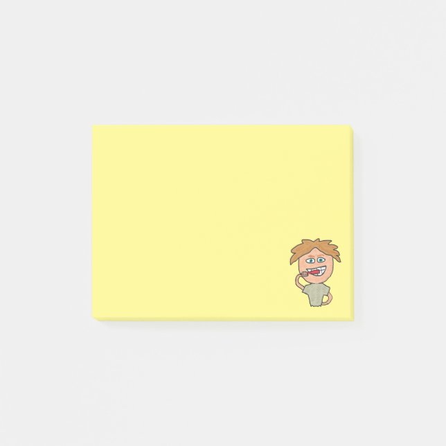 Notas Post-it® Cepillado de dientes (Anverso)