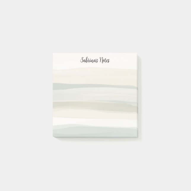 Notas Post-it® Cepillo de tono de la Tierra (Anverso)