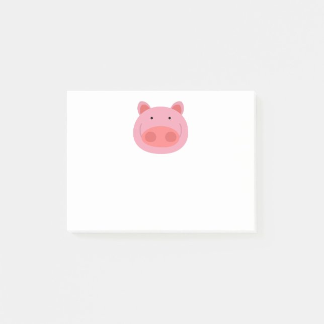 Notas Post-it® Cerdo (Anverso)