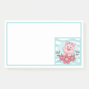 Notas Post-it® Cerdo cúbico