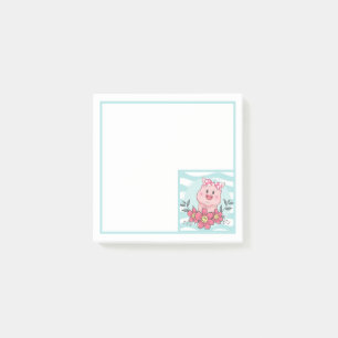 Notas Post-it® Cerdo Lindo