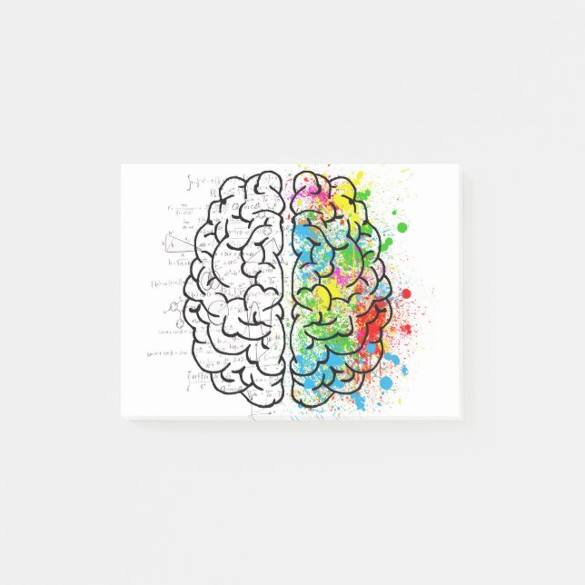 Notas Post-it® Cerebro (Anverso)