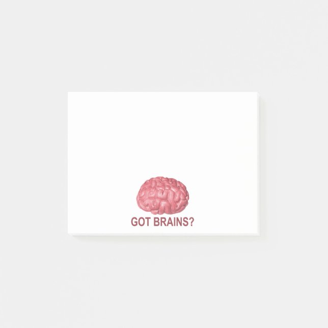 Notas Post-it® ¿Cerebros conseguidos? (Anverso)