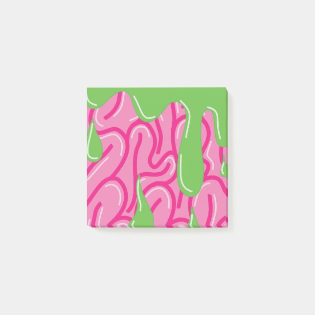 Notas Post-it® Cerebros Zombie (Anverso)