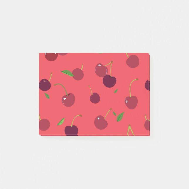 Notas Post-it® Cereza 5 (Anverso)