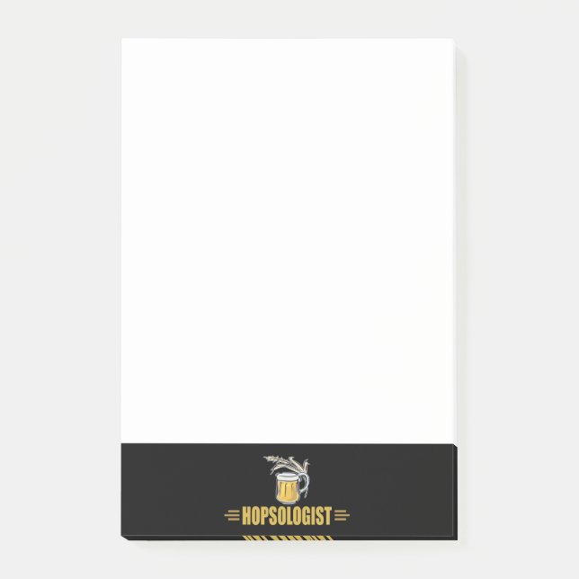 Notas Post-it® Cerveza Divertida Hopsólogo (Anverso)