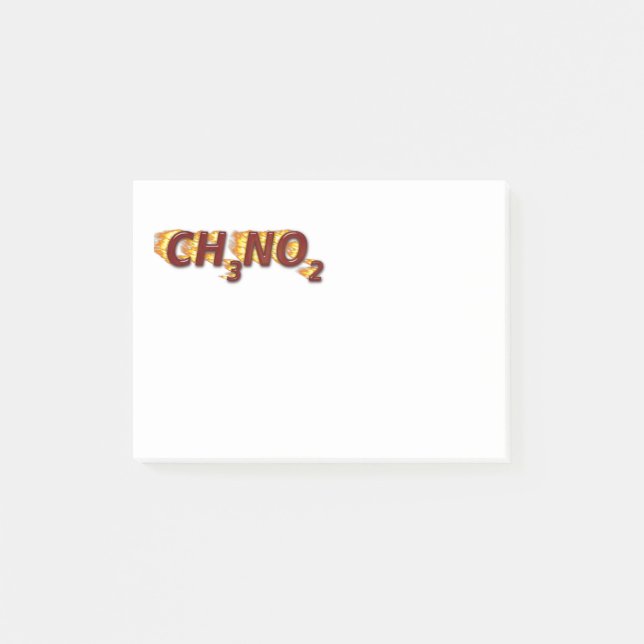 Notas Post-it® CH3NO2 - Nitro (Anverso)
