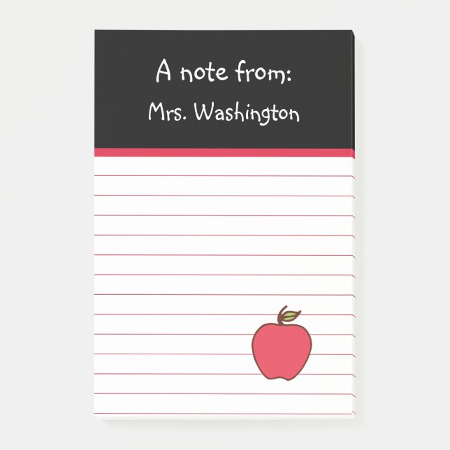 Notas Post-it® Chalkboard Post It Notes (Anverso)