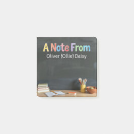 Notas Post-it® Chalkboard-Style Teacher Post-it Notes