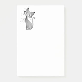 Notas Post-it® Charlar con respecto a langoureux