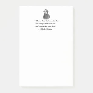 Notas Post-it® Charles Dickens, nuestra cita de amigo mutuo