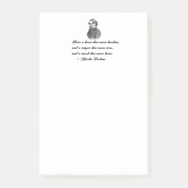 Notas Post-it® Charles Dickens Nuestra Cita Mutua De Amigo (Anverso)