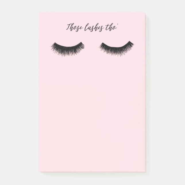 Notas Post-it® Chat Lash - Tho esos latigazos (Anverso)