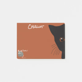 Notas Post-it® chat noir et souris
