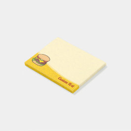 Notas Post-it® Cheeseburger