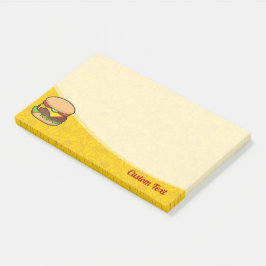 Notas Post-it® Cheeseburger