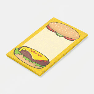 Notas Post-it® Cheeseburger