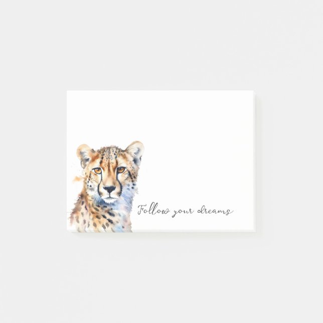 Notas Post-it® Cheetah de Guay Cat (Anverso)