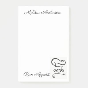 Notas Post-it® Chef