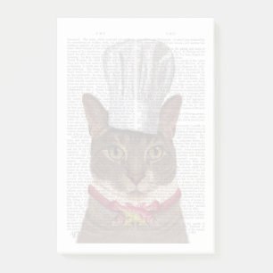 Notas Post-it® Chef del gato