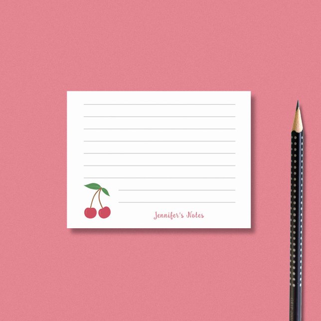 Notas Post-it® Cherry (Cherry Post-it Notes)