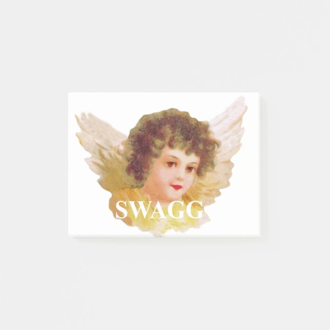 Notas Post-it® cherub de angel de swagg (Anverso)